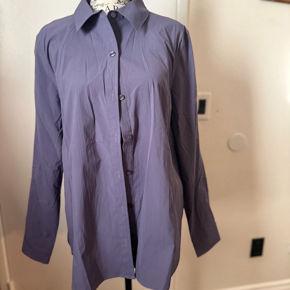 New Button Down light purple Mauve Shirt